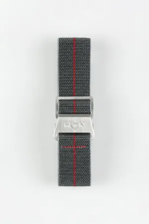 Erika's Originals MIRAGE MN™ Strap with RED Centerline - BRUSHED Hardware