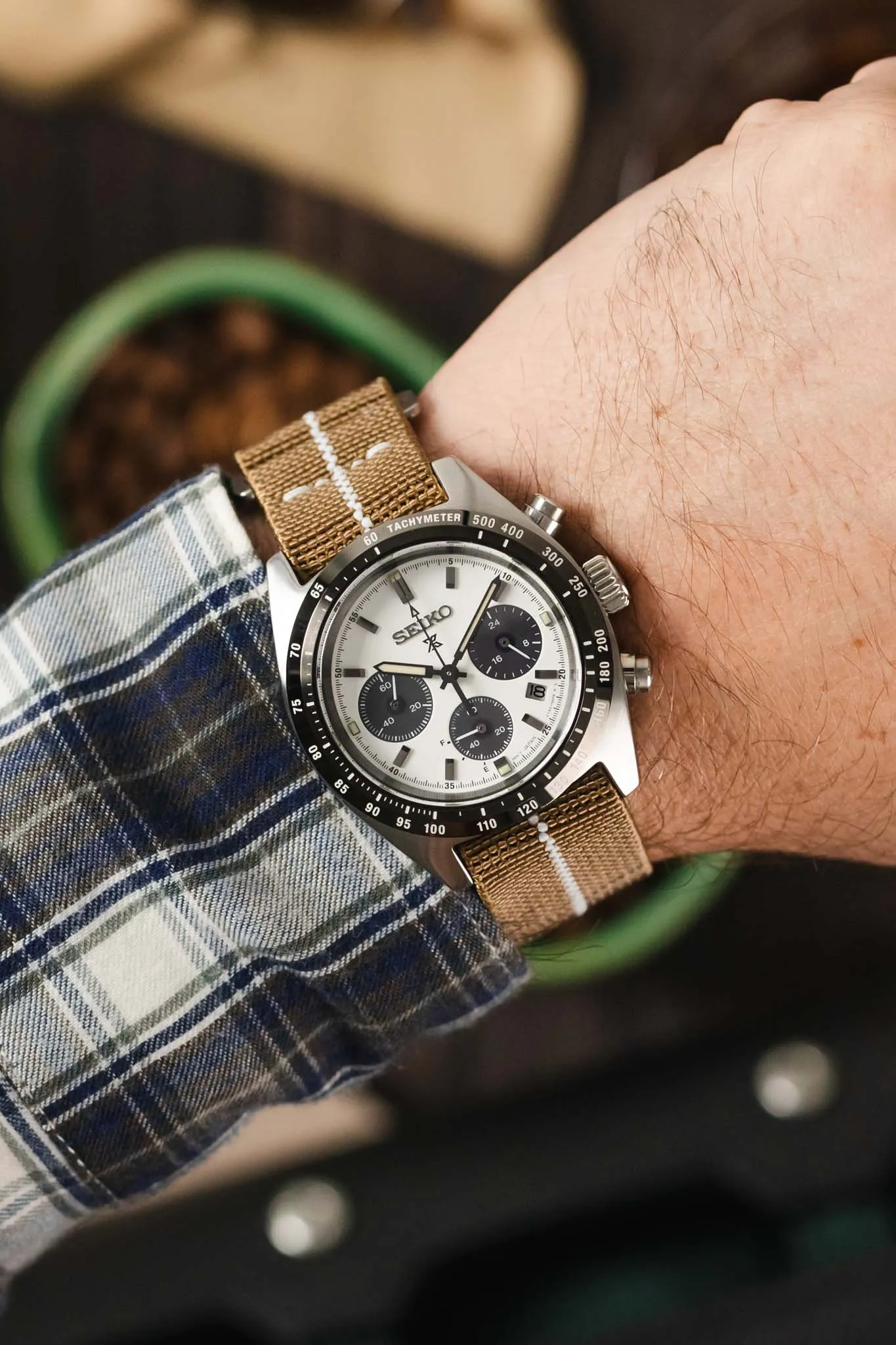 Erika's Originals SAHARA MN™ Watch Strap | White Centerline