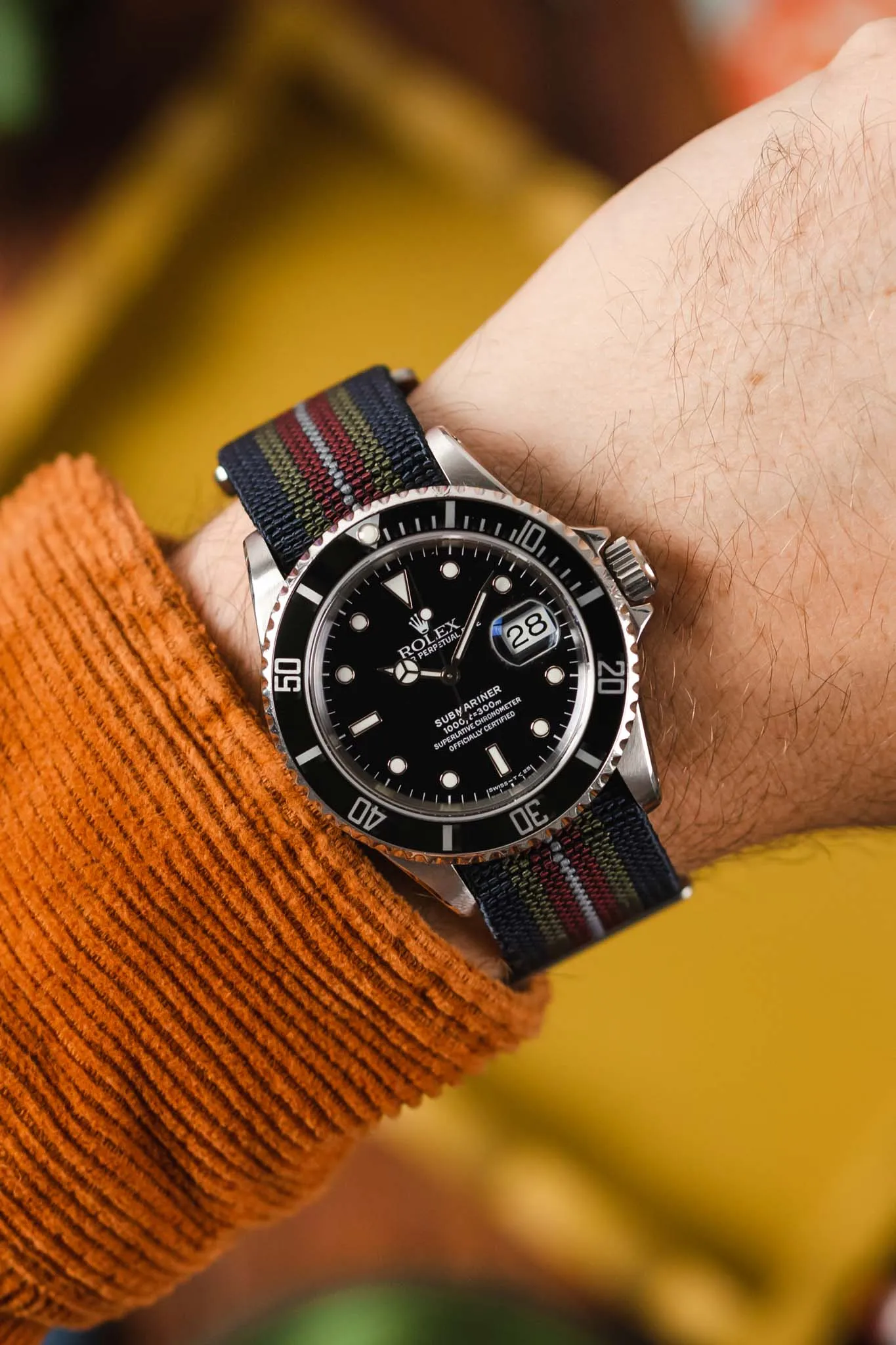 Erika's Originals SWICK MN™ Four-Stripe Strap - BRUSHED Hardware