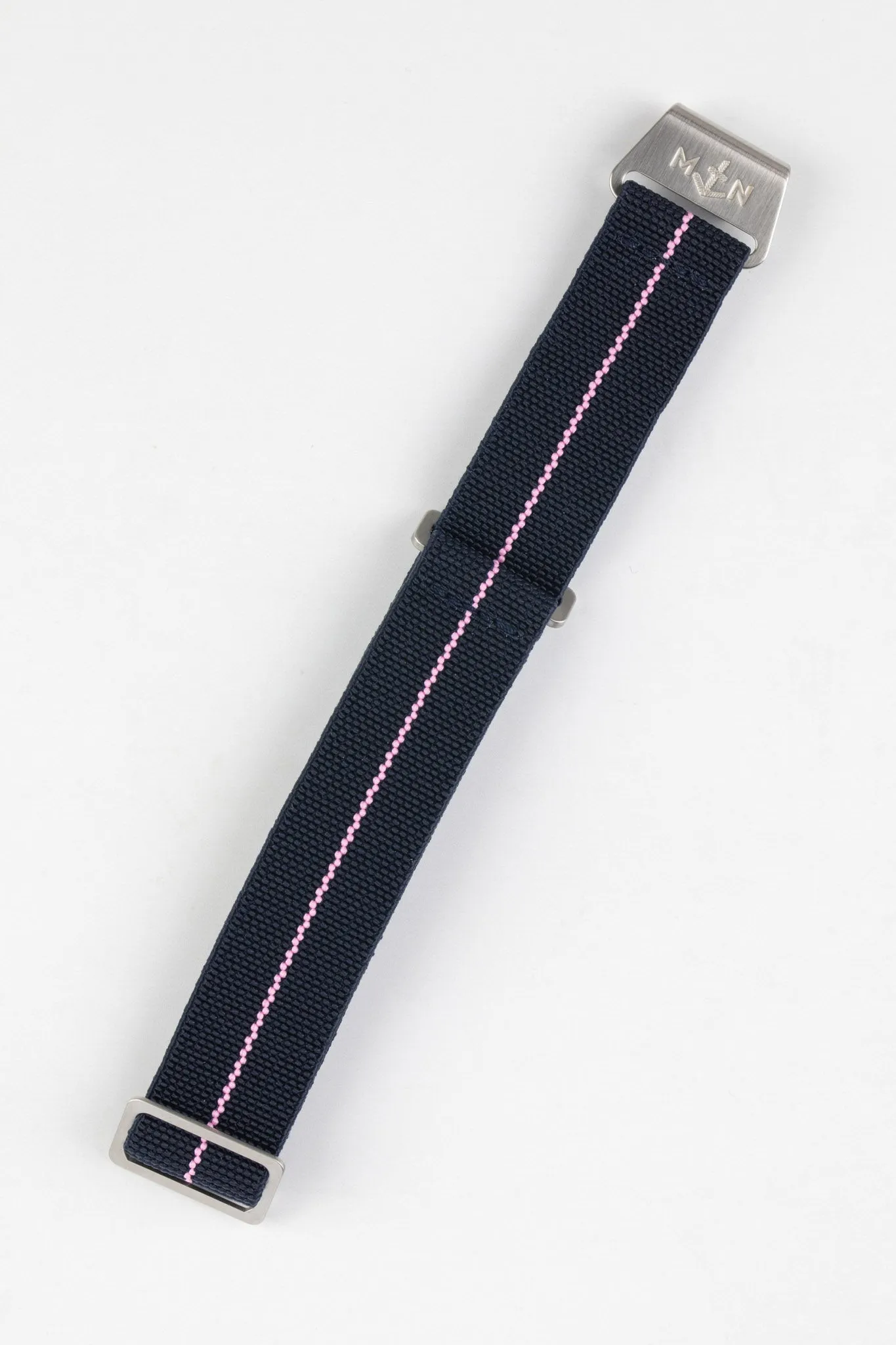 Erika's Originals TRIDENT MN™ Strap with PINK Centerline - BRUSHED Hardware