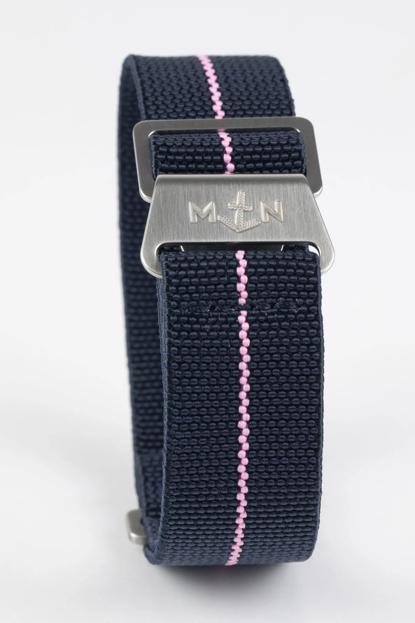Erika's Originals TRIDENT MN™ Strap with PINK Centerline - BRUSHED Hardware