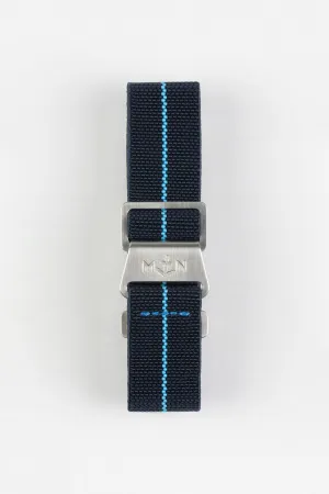 Erika's Originals TRIDENT MN™ Strap with TURQUOISE Centerline - BRUSHED Hardware