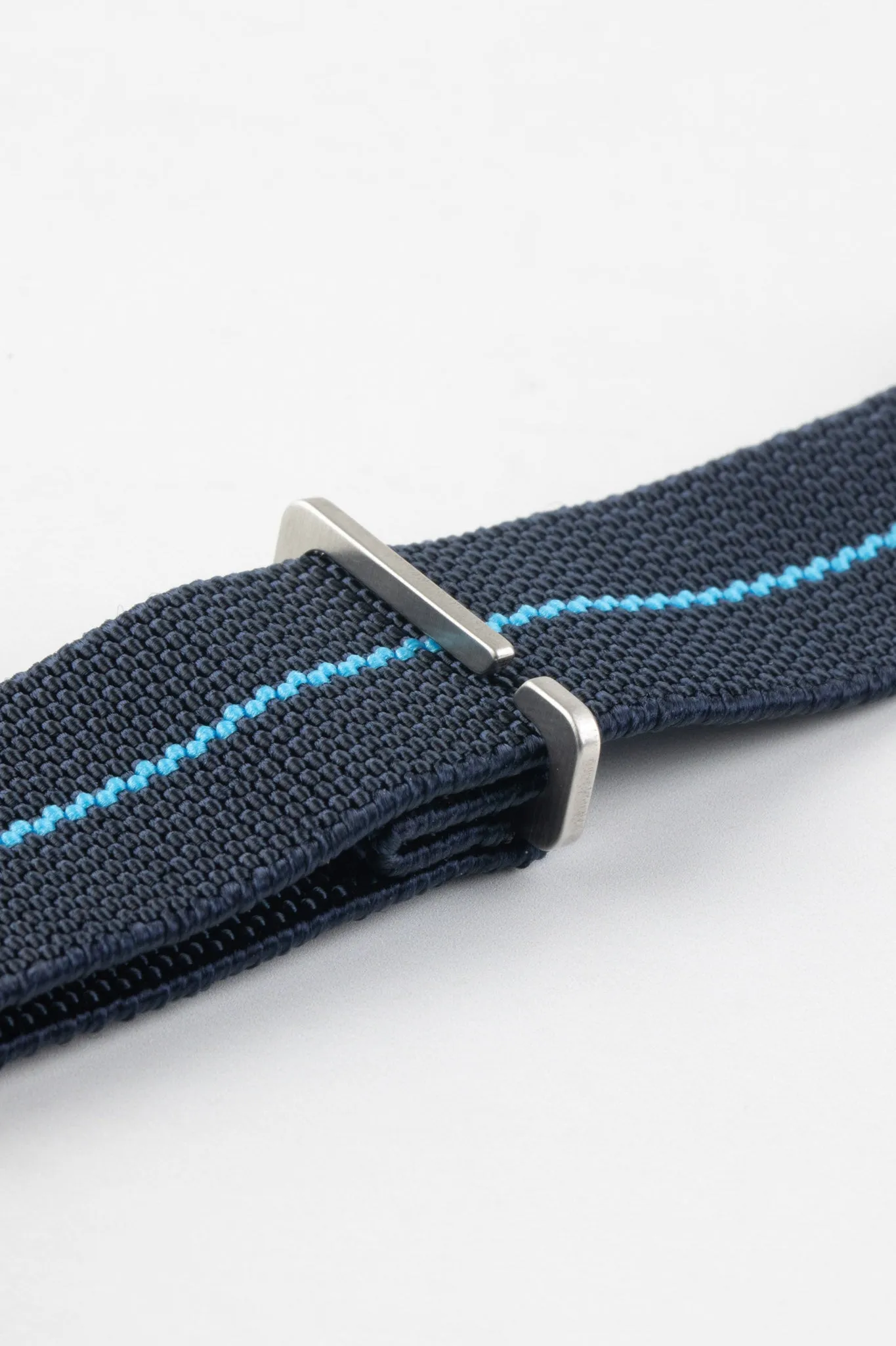 Erika's Originals TRIDENT MN™ Strap with TURQUOISE Centerline - BRUSHED Hardware