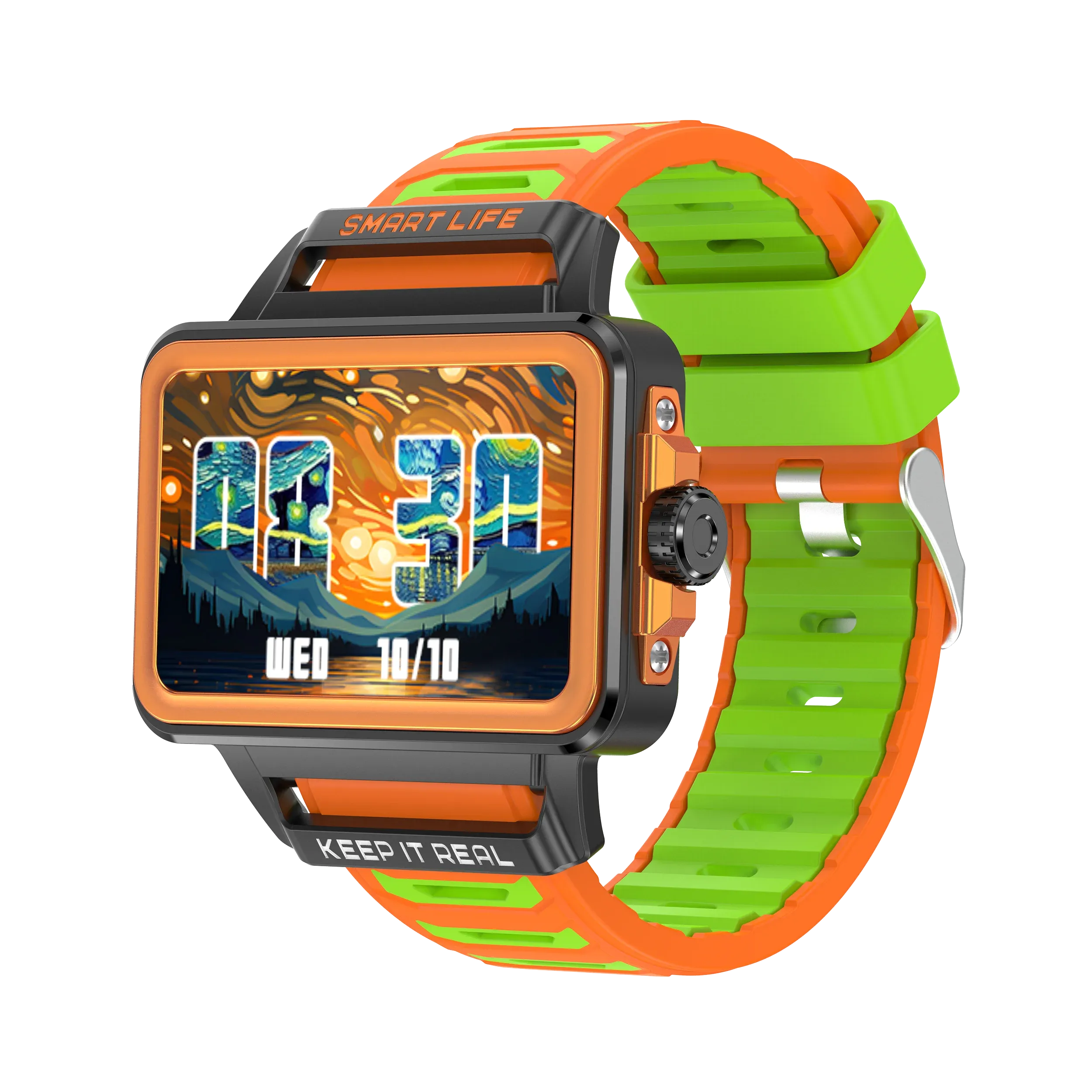 Fashion Sport Smart Watch Fitness Tracker Monitor Colorfull Watch