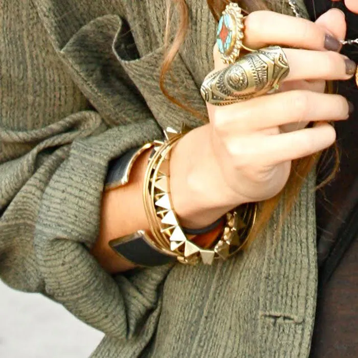 Fiercely Stylish Spiked Bracelets