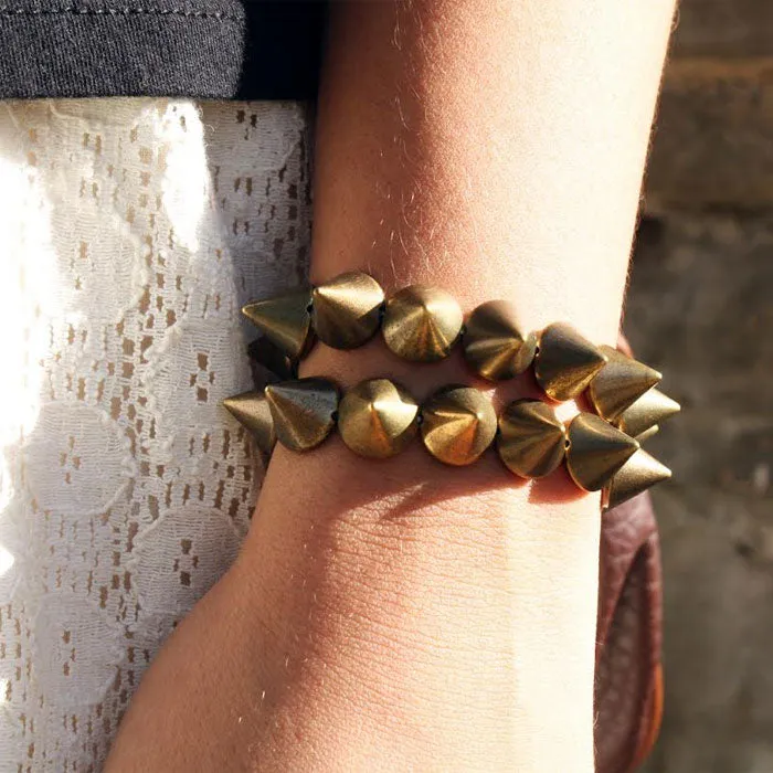 Fiercely Stylish Spiked Bracelets