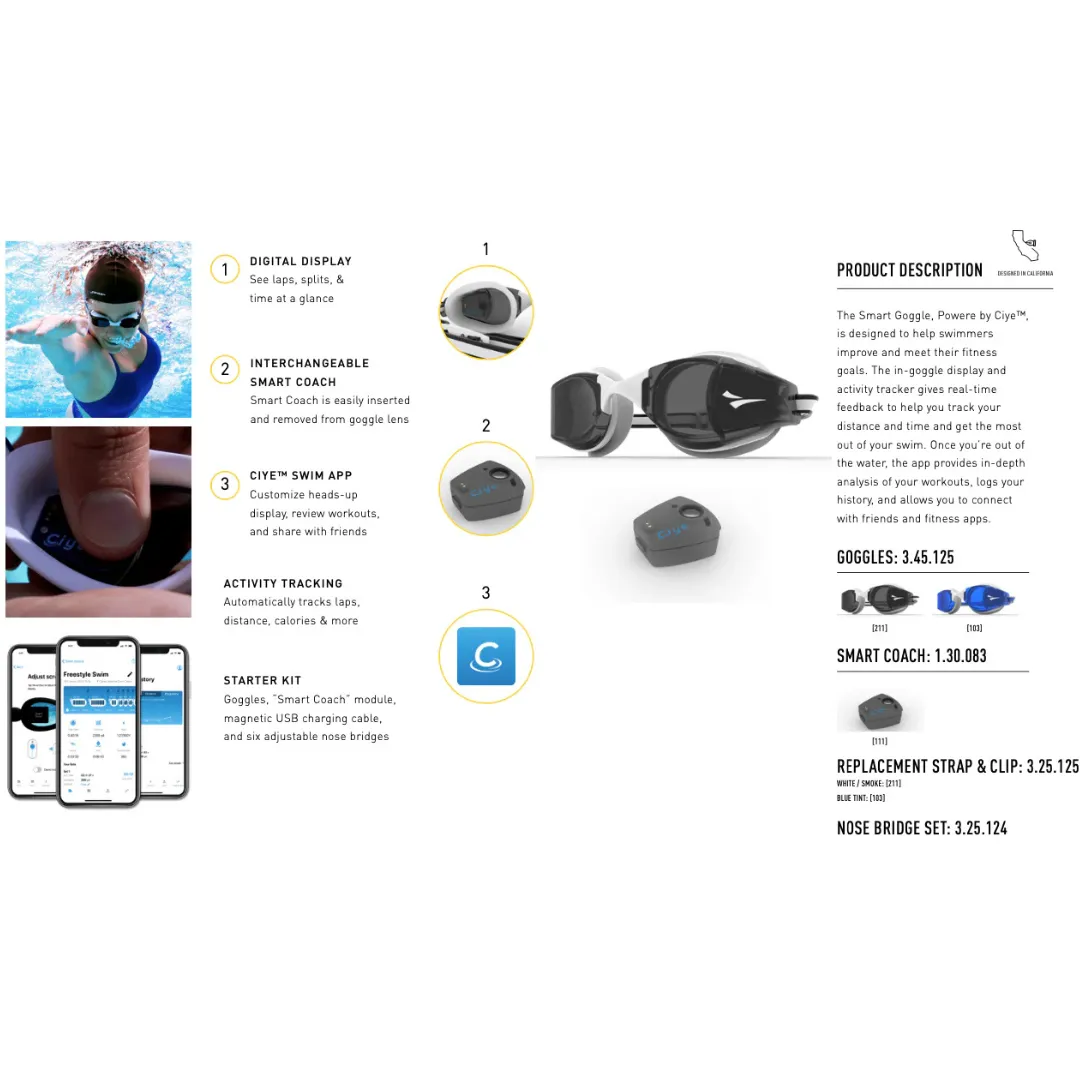 Finis - Smart Goggle Starter Module & Kit