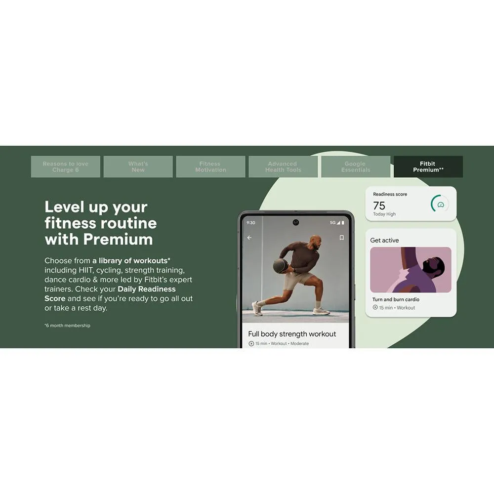 Fitbit Charg 6 Bundle Small Sams
