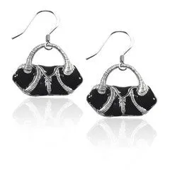 Flap Purse Charm Earrings