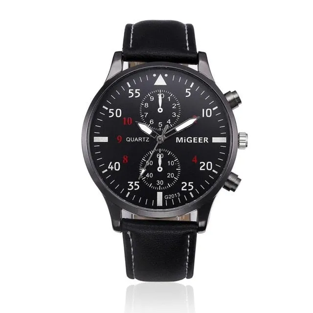 Flashy Trends Retro Design Men's Wrist Watch Men 2018 with Sports Clock Quartz Analog Quartz in 3 Colors