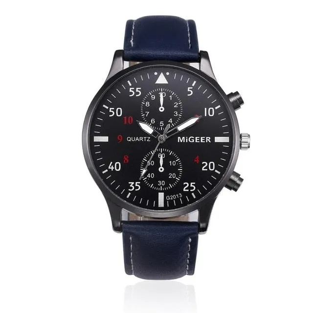 Flashy Trends Retro Design Men's Wrist Watch Men 2018 with Sports Clock Quartz Analog Quartz in 3 Colors