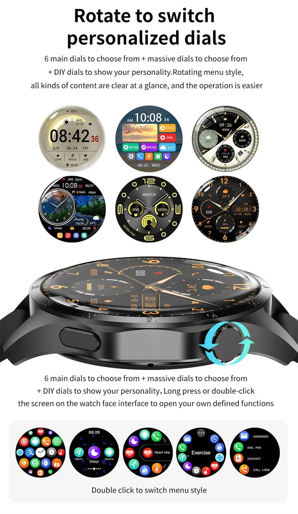 For Huawei GT4 Smart Watch Men 2024 New Watch 4 Pro AMOLED HD Screen Bluetooth Call NFC Health Monitoring GPS Tracker Smartwatch