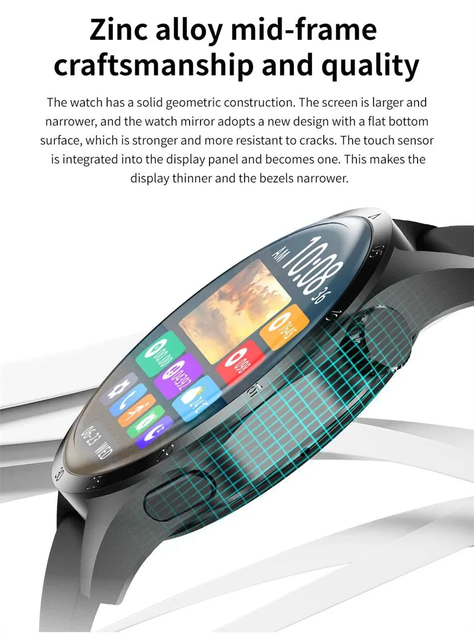 For Huawei GT4 Smart Watch Men 2024 New Watch 4 Pro AMOLED HD Screen Bluetooth Call NFC Health Monitoring GPS Tracker Smartwatch