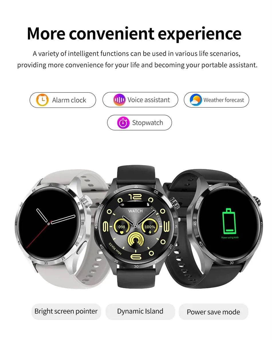 For Huawei GT4 Smart Watch Men 2024 New Watch 4 Pro AMOLED HD Screen Bluetooth Call NFC Health Monitoring GPS Tracker Smartwatch