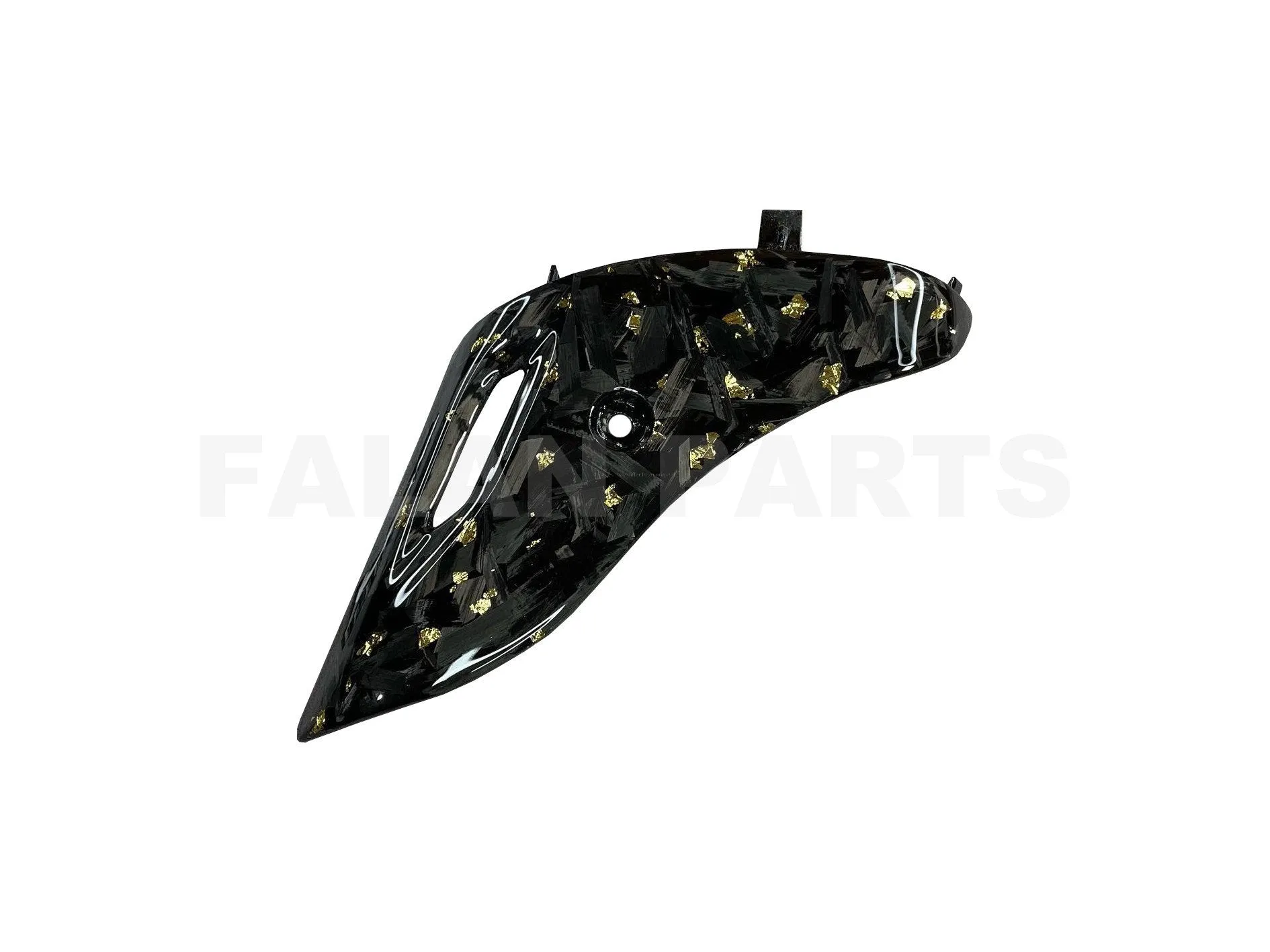 Forged Carbon Fiber Fork Cover Gold Edition | Vespa sprint/Primavera 50-150cc