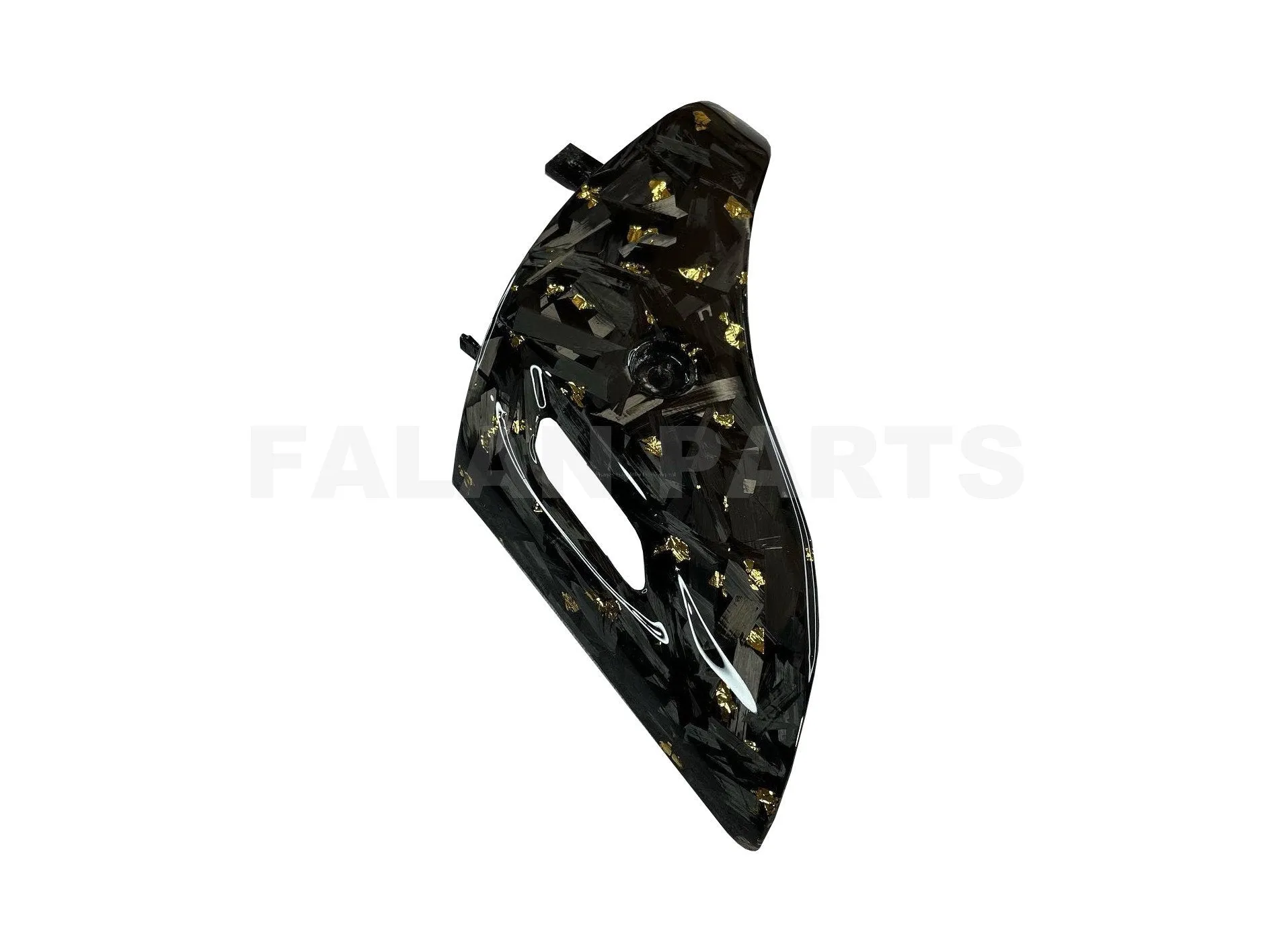 Forged Carbon Fiber Fork Cover Gold Edition | Vespa sprint/Primavera 50-150cc