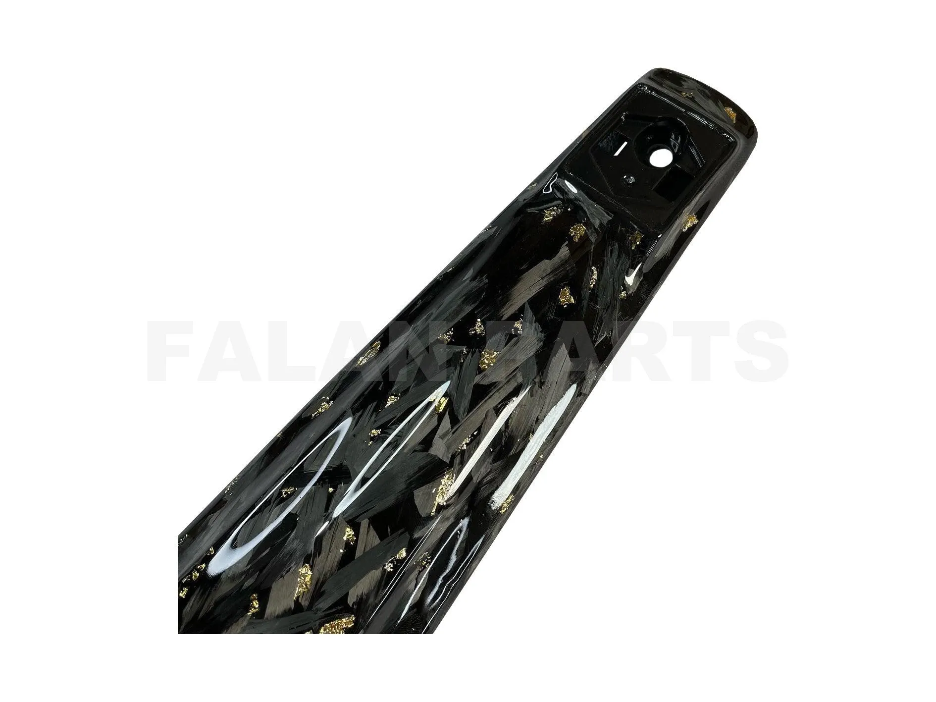 Forged Carbon Fiber Horn Cover Gold Edition | Vespa Sprint / Primavera 50-150cc ('18-)