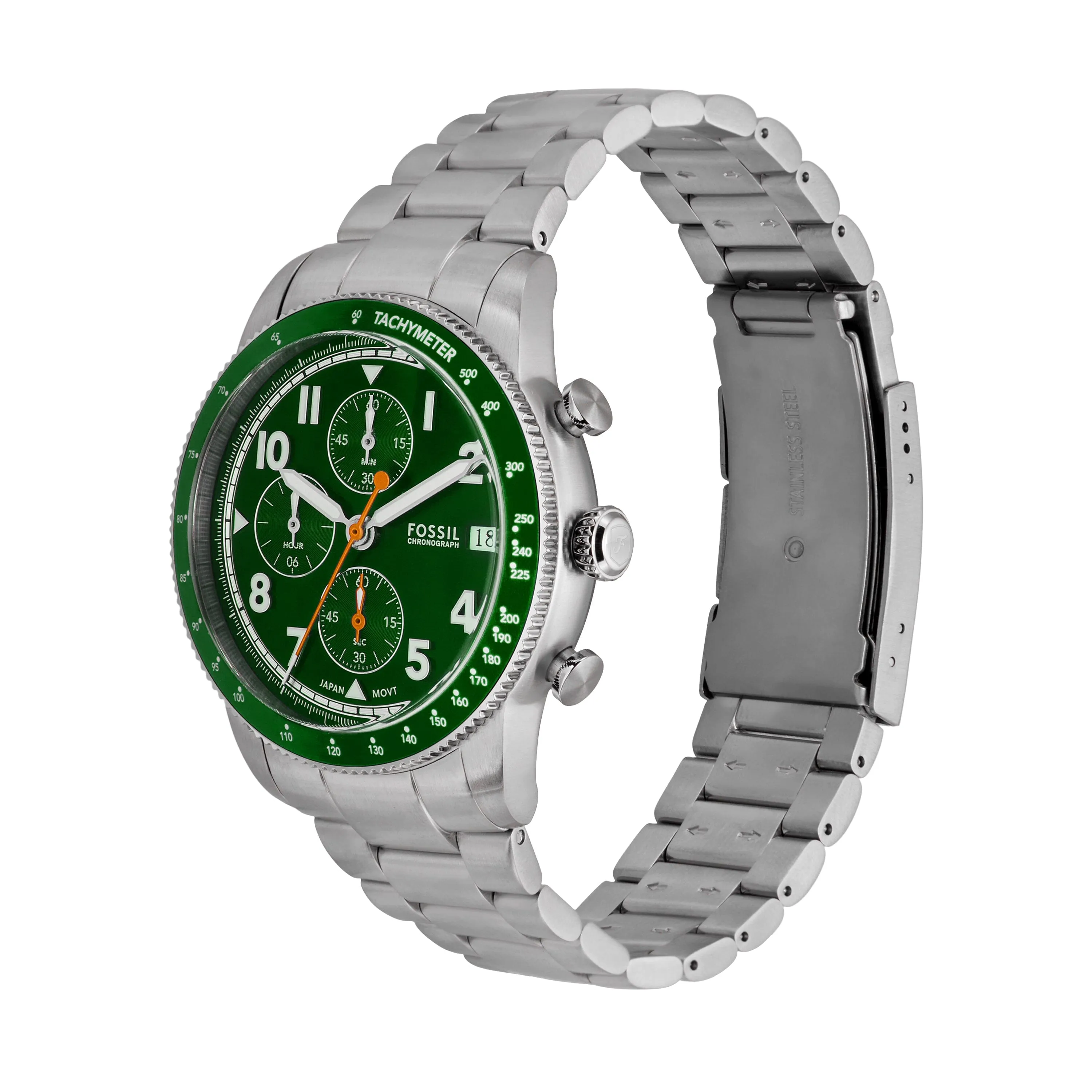Fossil Sport Tourer Chronograph Stainless Steel Watch FS6048