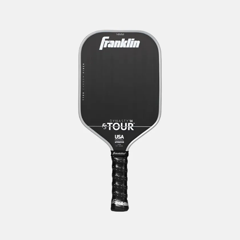Franklin Sports FS Tour Dynasty 14MM Pickleball Paddle -Grey/Blue