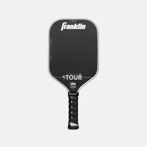 Franklin Sports FS Tour Dynasty 14MM Pickleball Paddle -Grey/Blue