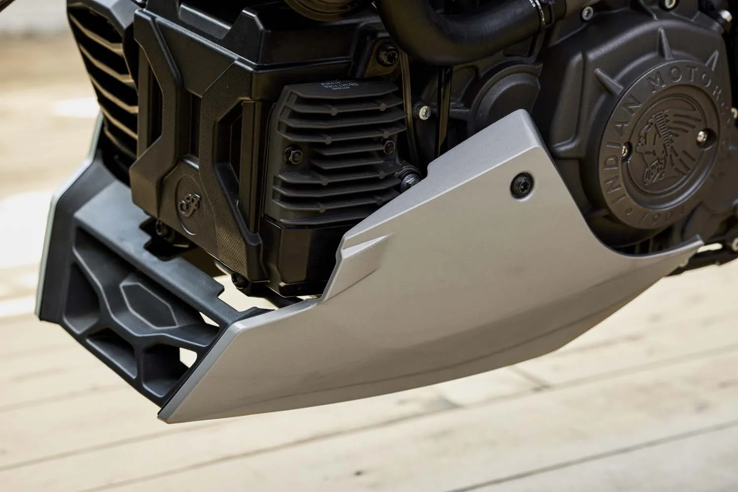 FTR Chin Fairing, Black Metallic