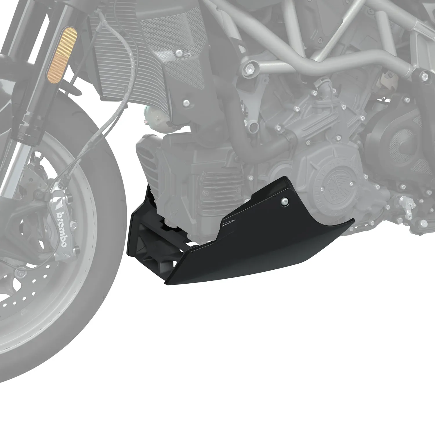 FTR Chin Fairing, Black Metallic