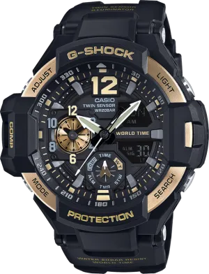 G-Shock Black Dial Resin Men's Watch GA1100-9G