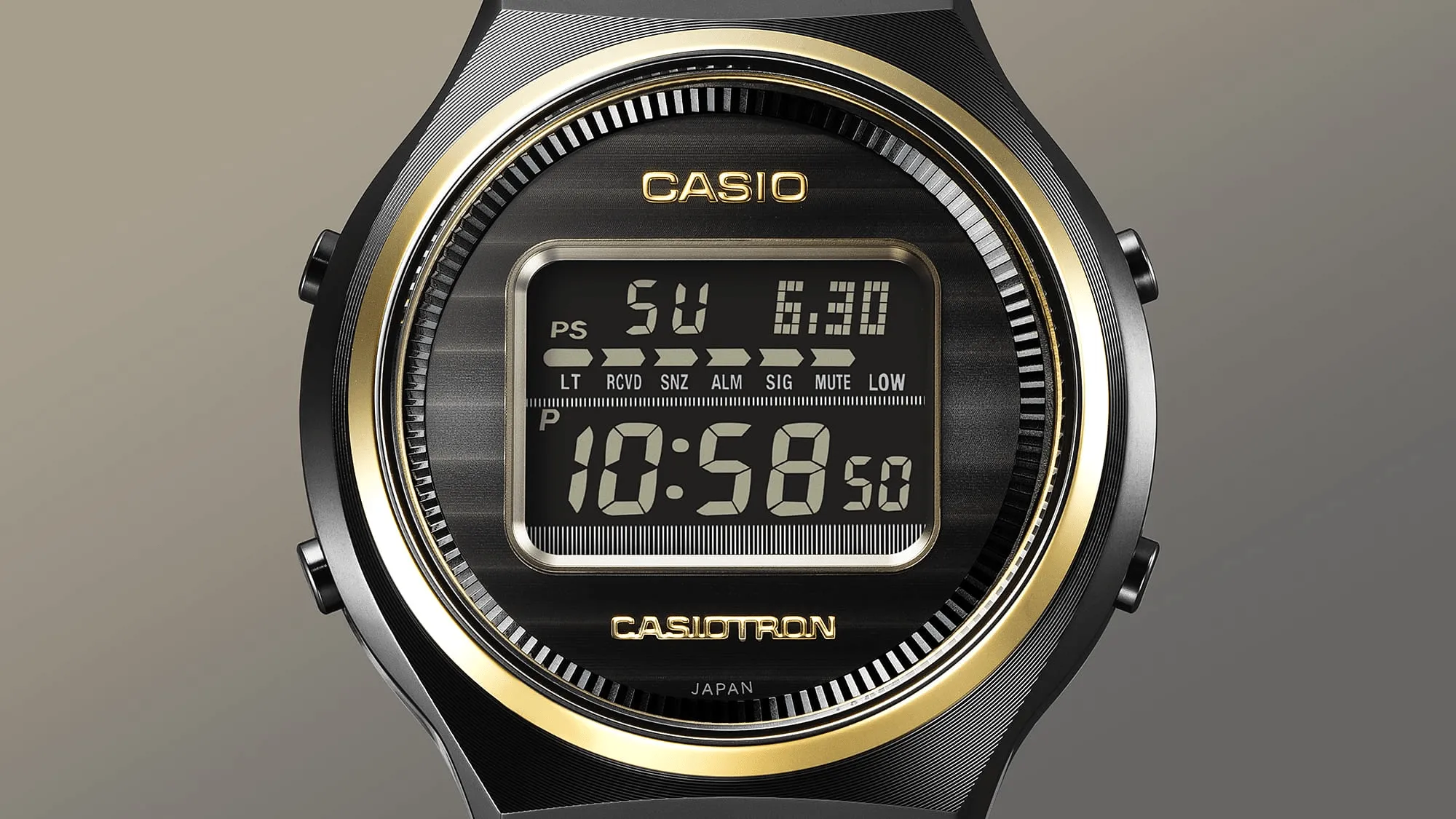 G-Shock Casiotron 50th Anniversary Black-Gold Men's Watch TRN50ZE-1A