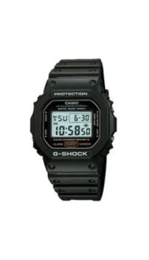 G-shock DW5600E-1V Men's Black Resin Sport Watch