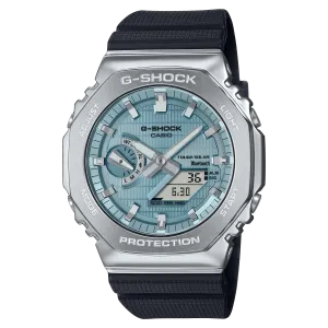 G-Shock G-STEEL Blue Dial Black Strap Men's Watch GBM2100A-1A2