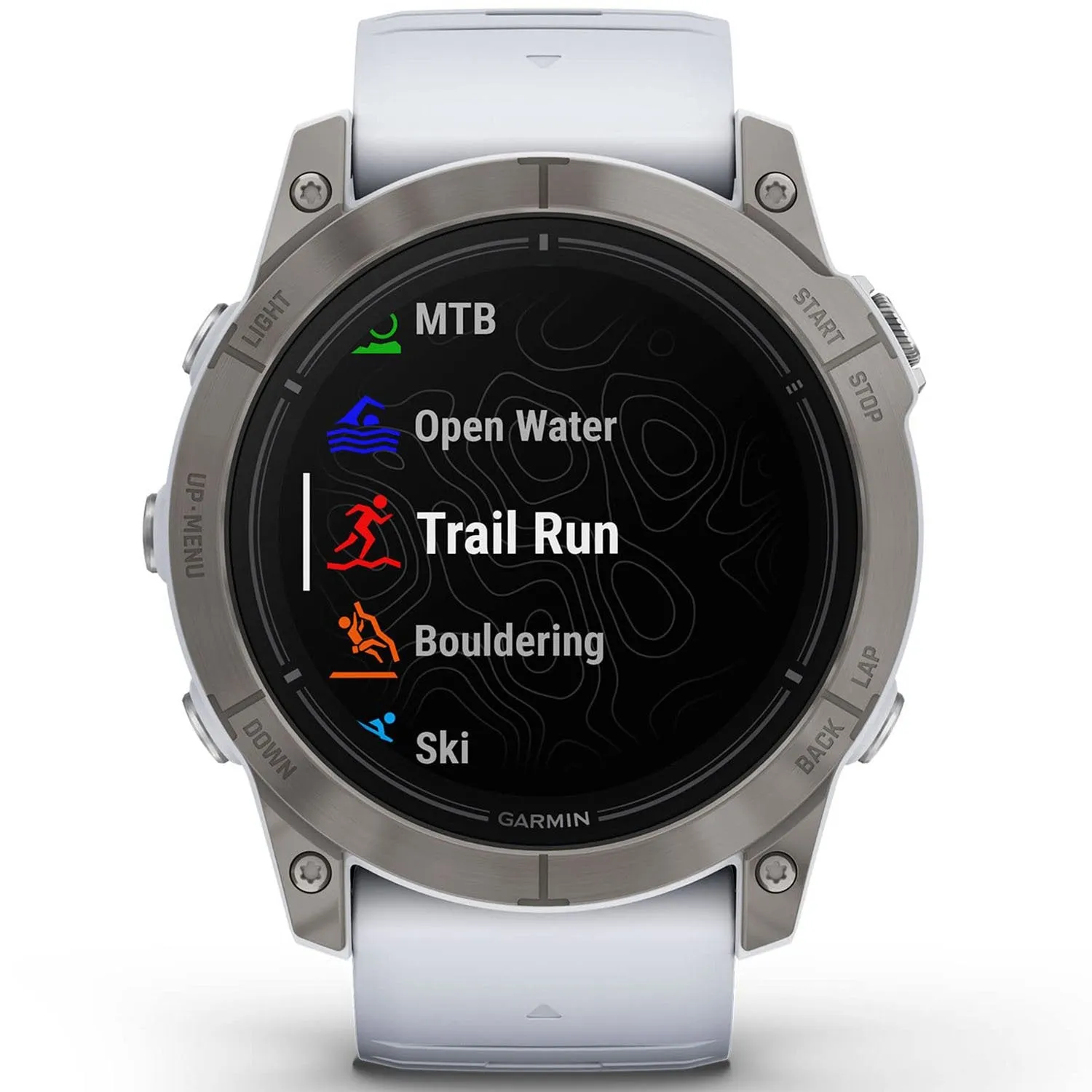 Garmin Epix Pro (Gen 2), 51mm, Sapphire, Titanium with Whitestone Band