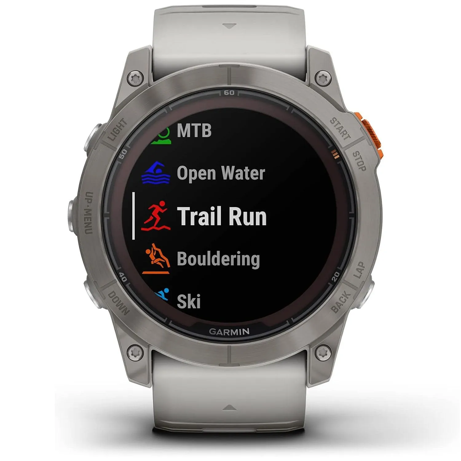 Garmin fenix 7X Pro Solar, Sapphire, Titanium, Gray/Orange