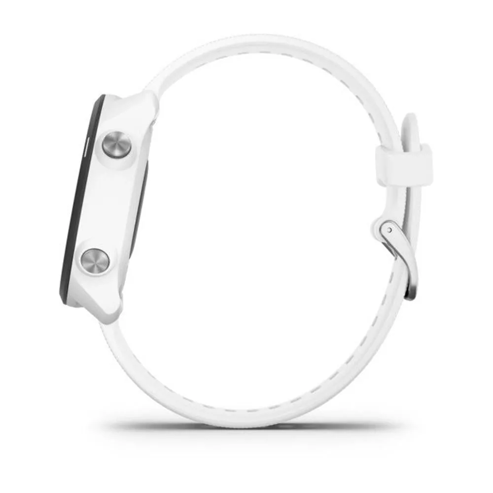 Garmin Forerunner 245 Music Sport Watch with Wrist-Based Heart Rate Monitor - White