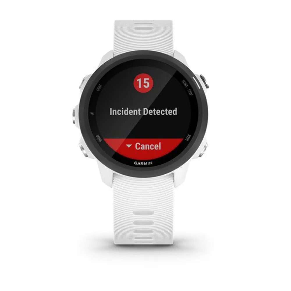 Garmin Forerunner 245 Music Sport Watch with Wrist-Based Heart Rate Monitor - White