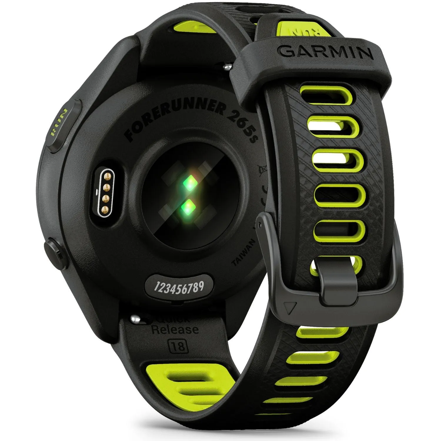 Garmin Forerunner 265S GPS Smartwatch, Black/Amp Yellow