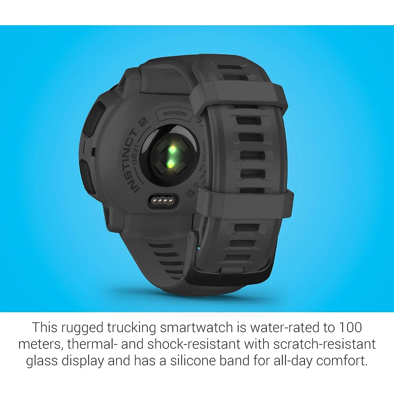 Garmin Instinct 2 dezl Edition 45mm Rugged trucking smartwatch