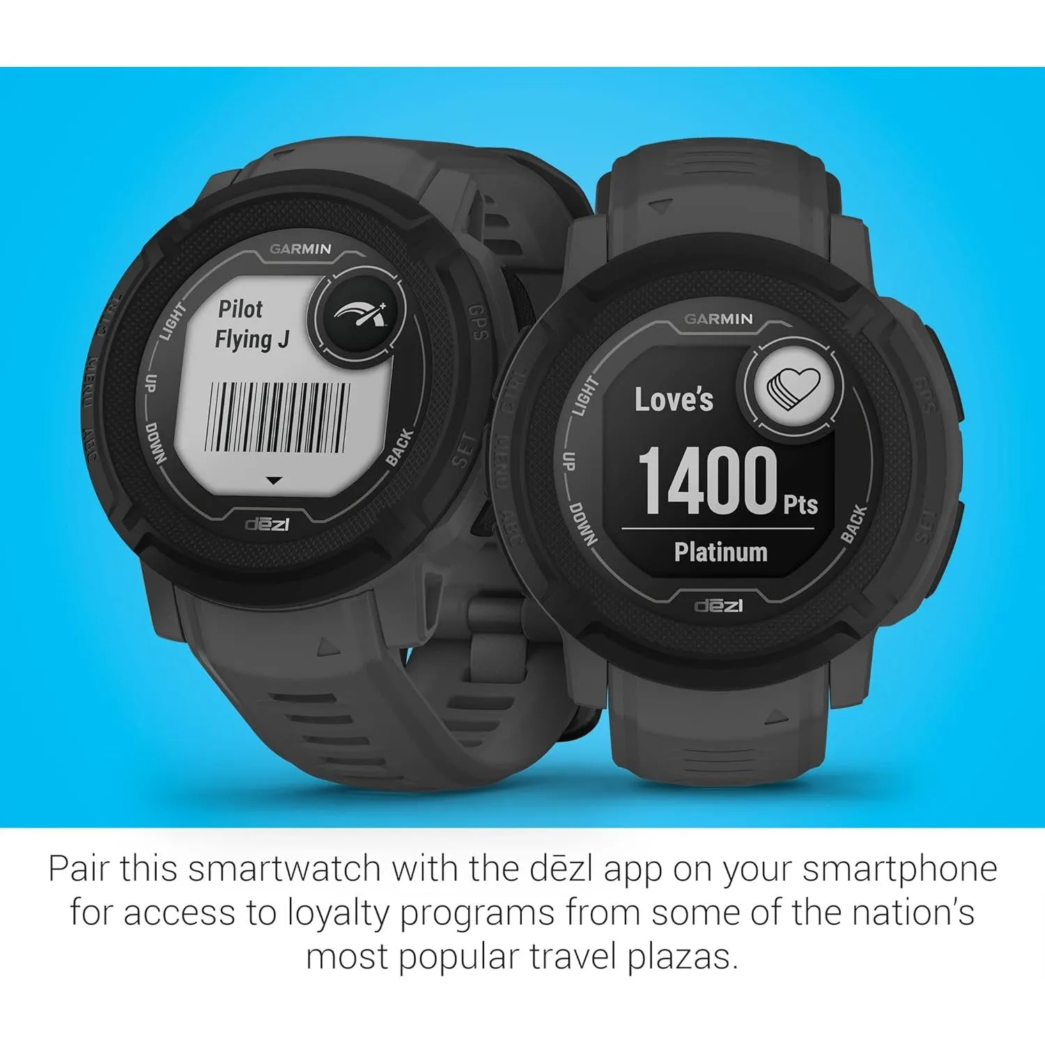 Garmin Instinct 2 dezl Edition 45mm Rugged trucking smartwatch