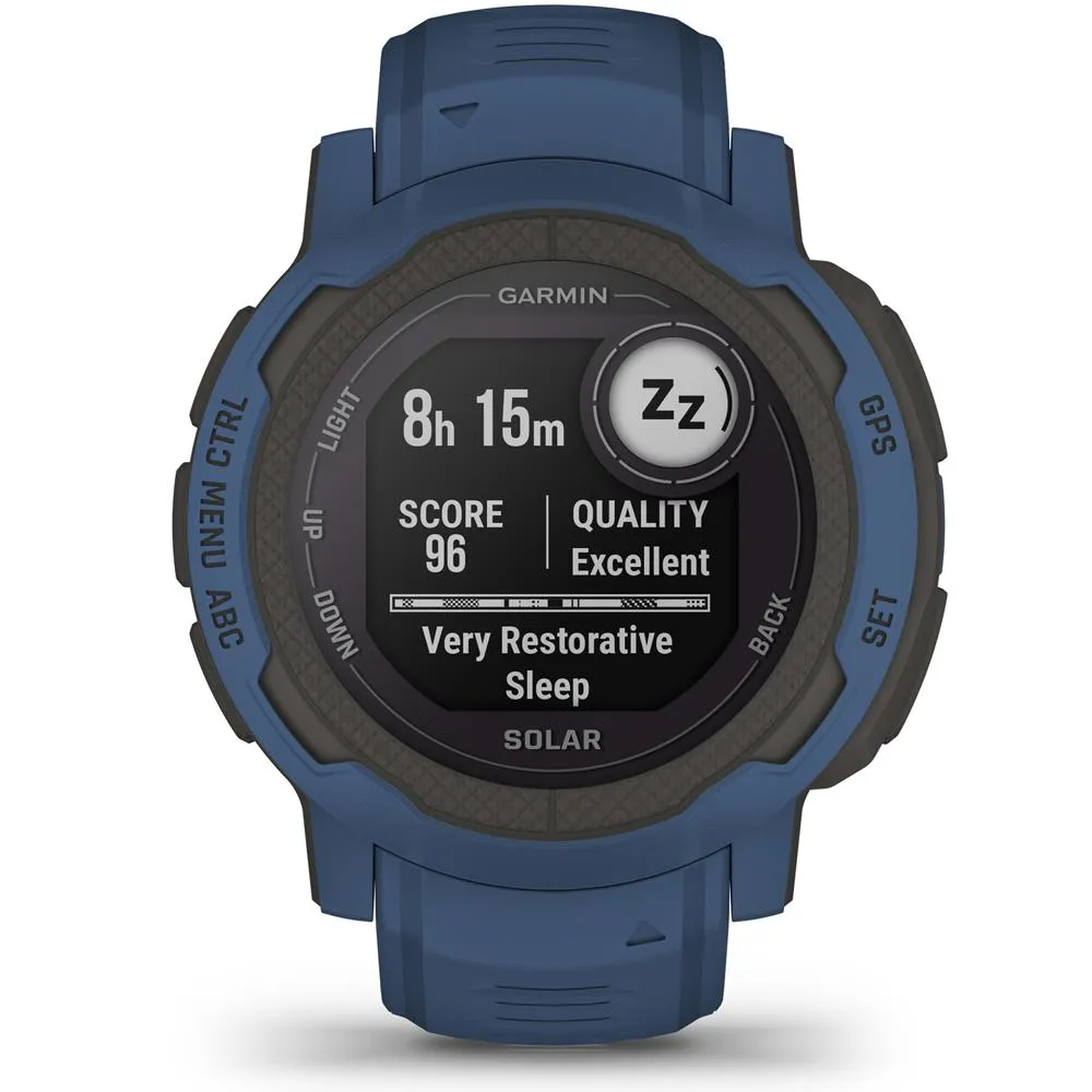 Garmin Instinct 2 Solar Smartwatch Tidal Blue with 2 Year Warranty