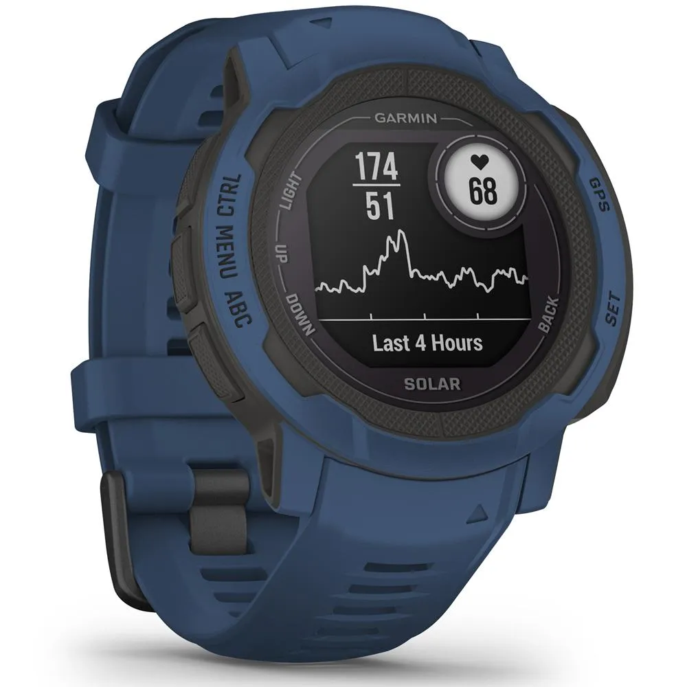 Garmin Instinct 2 Solar Smartwatch Tidal Blue with 2 Year Warranty