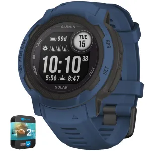 Garmin Instinct 2 Solar Smartwatch Tidal Blue with 2 Year Warranty