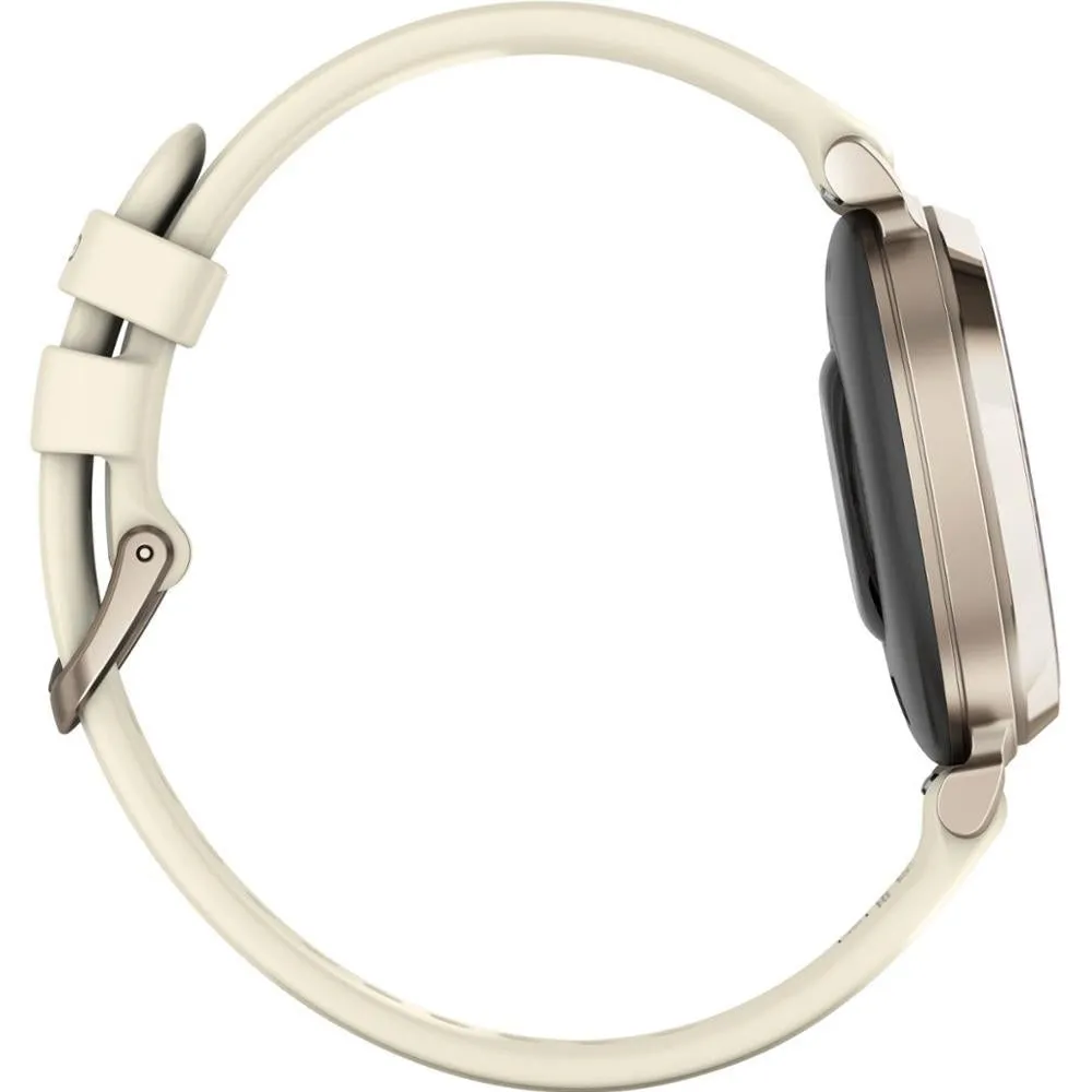 Garmin Lily 2 Smartwatch Cream Gold with Coconut Silicone Band   2 Year Warranty