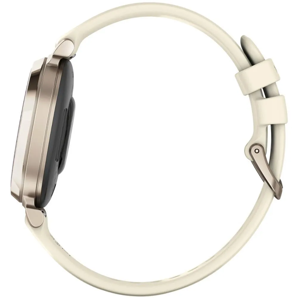 Garmin Lily 2 Smartwatch Cream Gold with Coconut Silicone Band   2 Year Warranty