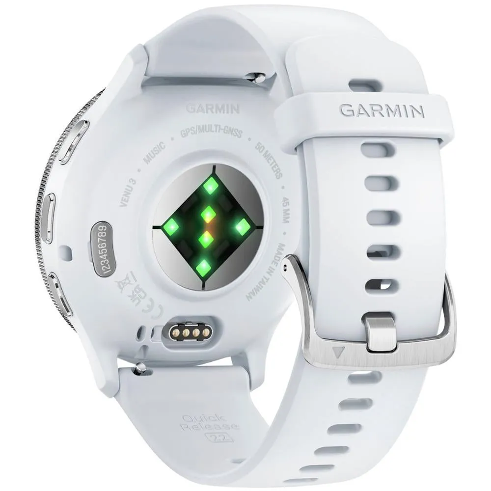 Garmin Venu 3 Health and Fitness GPS Smartwatch (45mm)   Charging Doc   Dust Cover