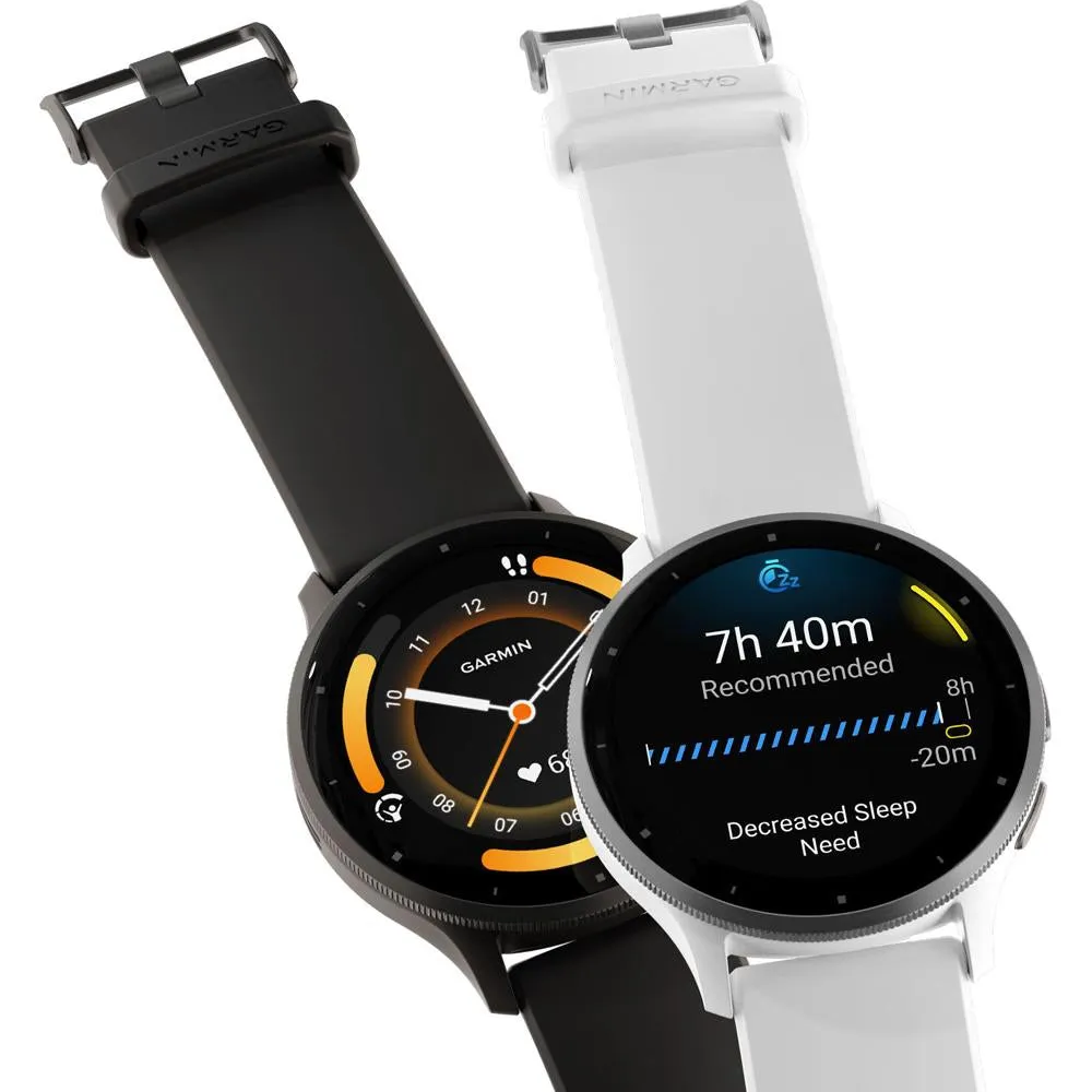 Garmin Venu 3 Health and Fitness GPS Smartwatch (45mm)   Charging Doc   Dust Cover