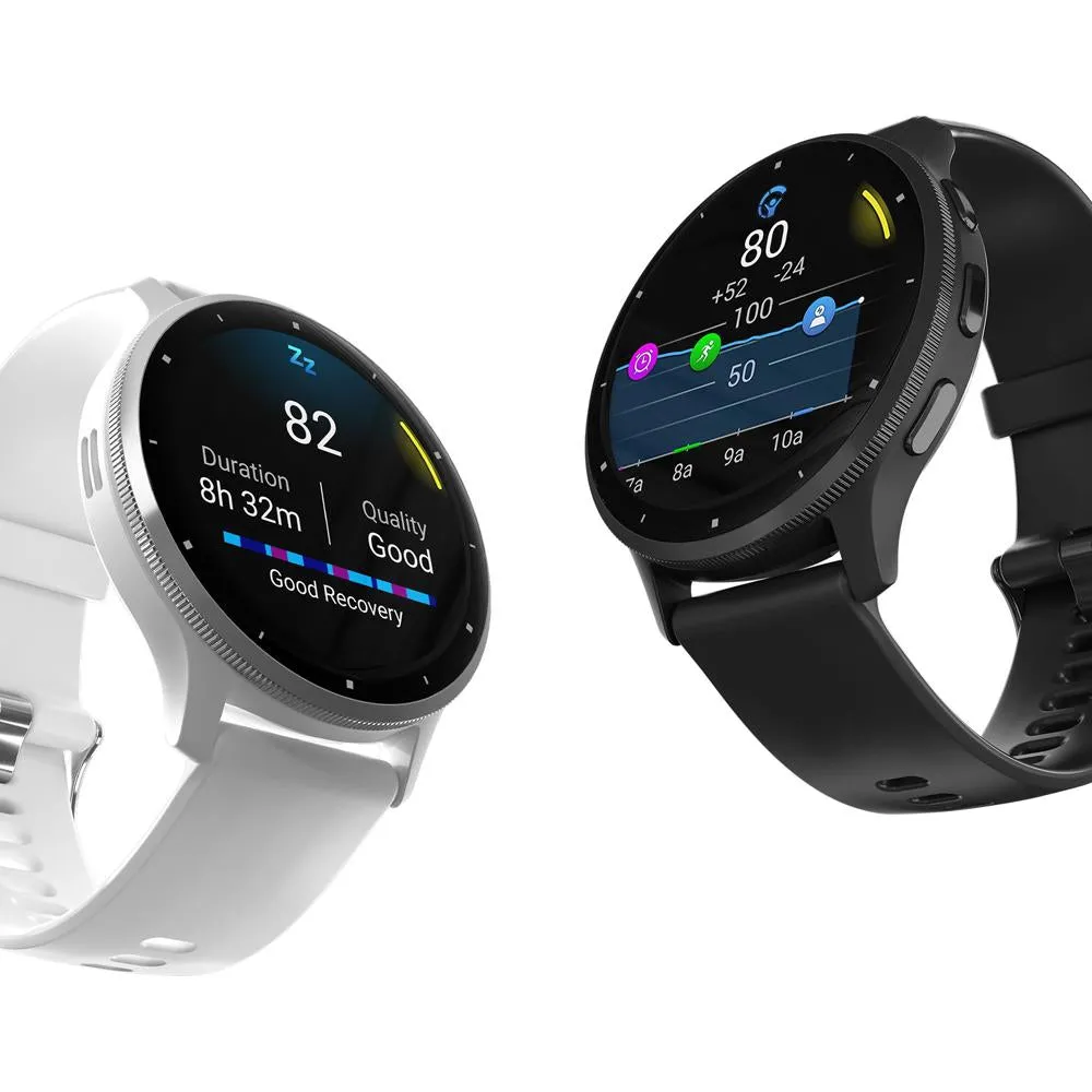 Garmin Venu 3 Health and Fitness GPS Smartwatch (45mm)   Charging Doc   Dust Cover