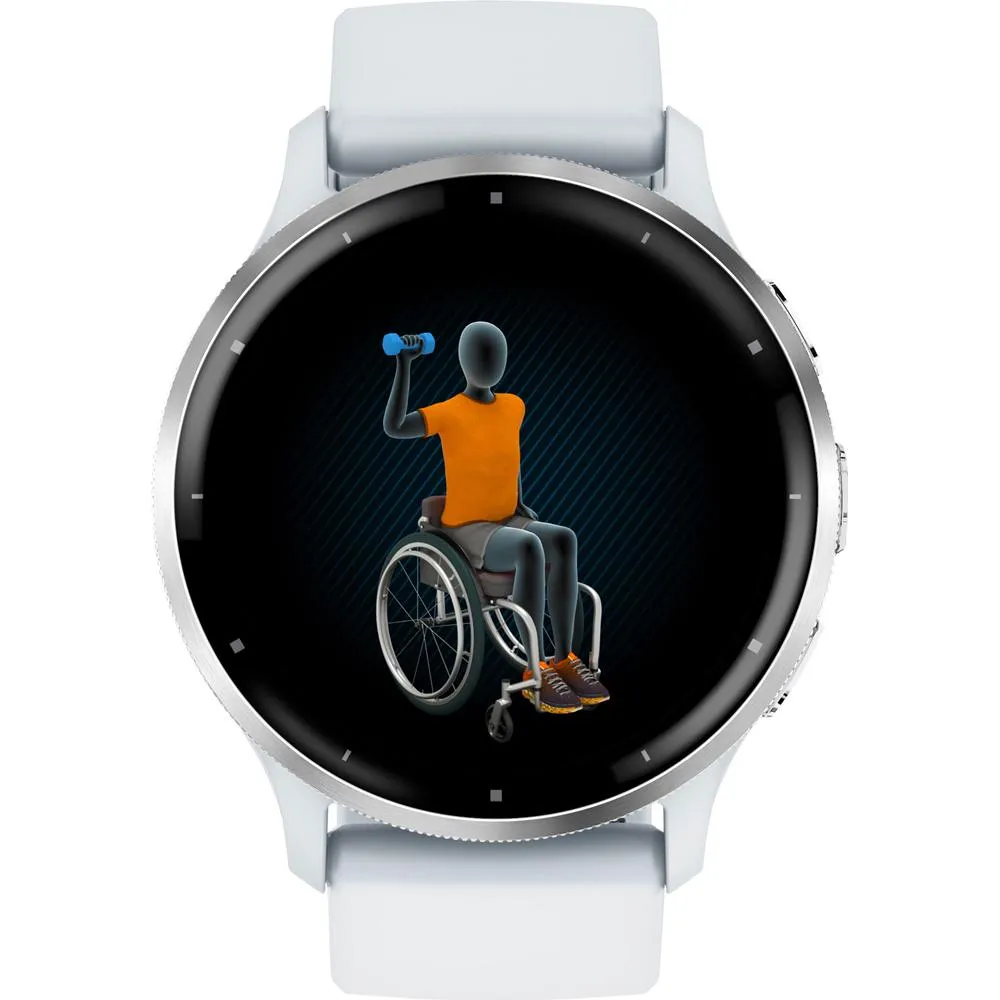 Garmin Venu 3 Health and Fitness GPS Smartwatch (45mm)   Charging Doc   Dust Cover