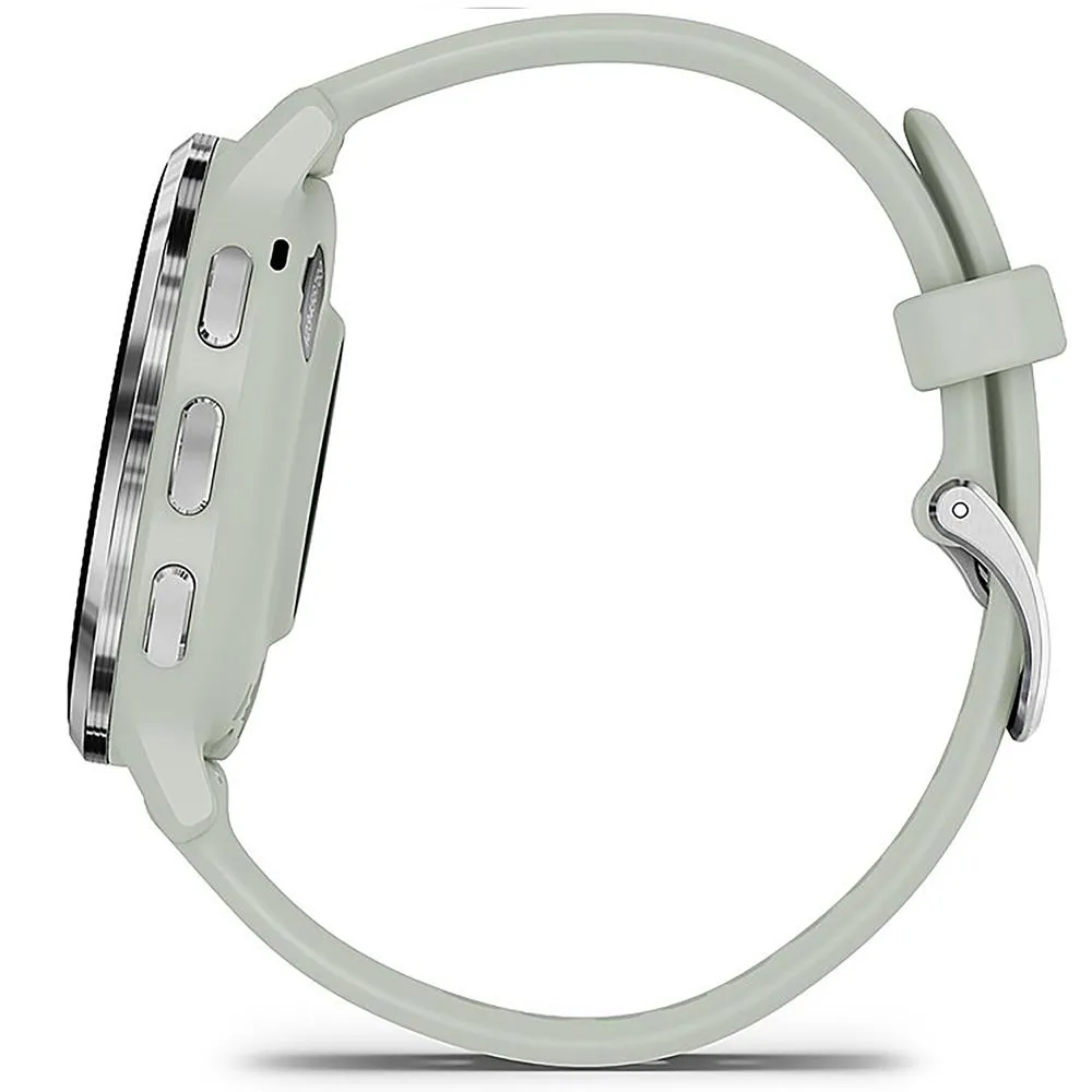 Garmin Venu 3S GPS Smartwatch Steel with Gray Case 41mm   Charging Dock Bundle