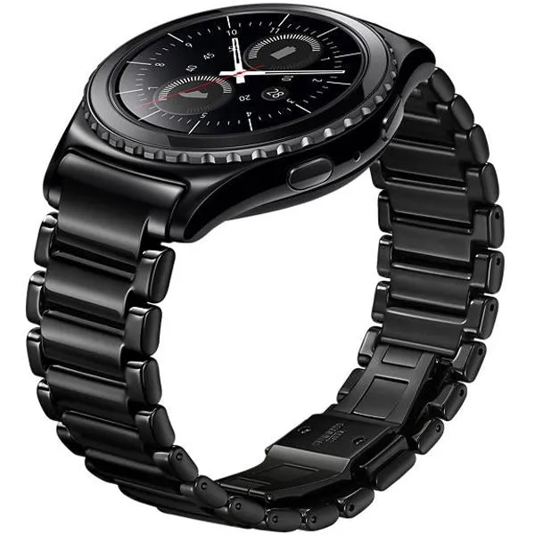 General Brand Metal Wrist Band for Garmin Vivoactive 4 - Black