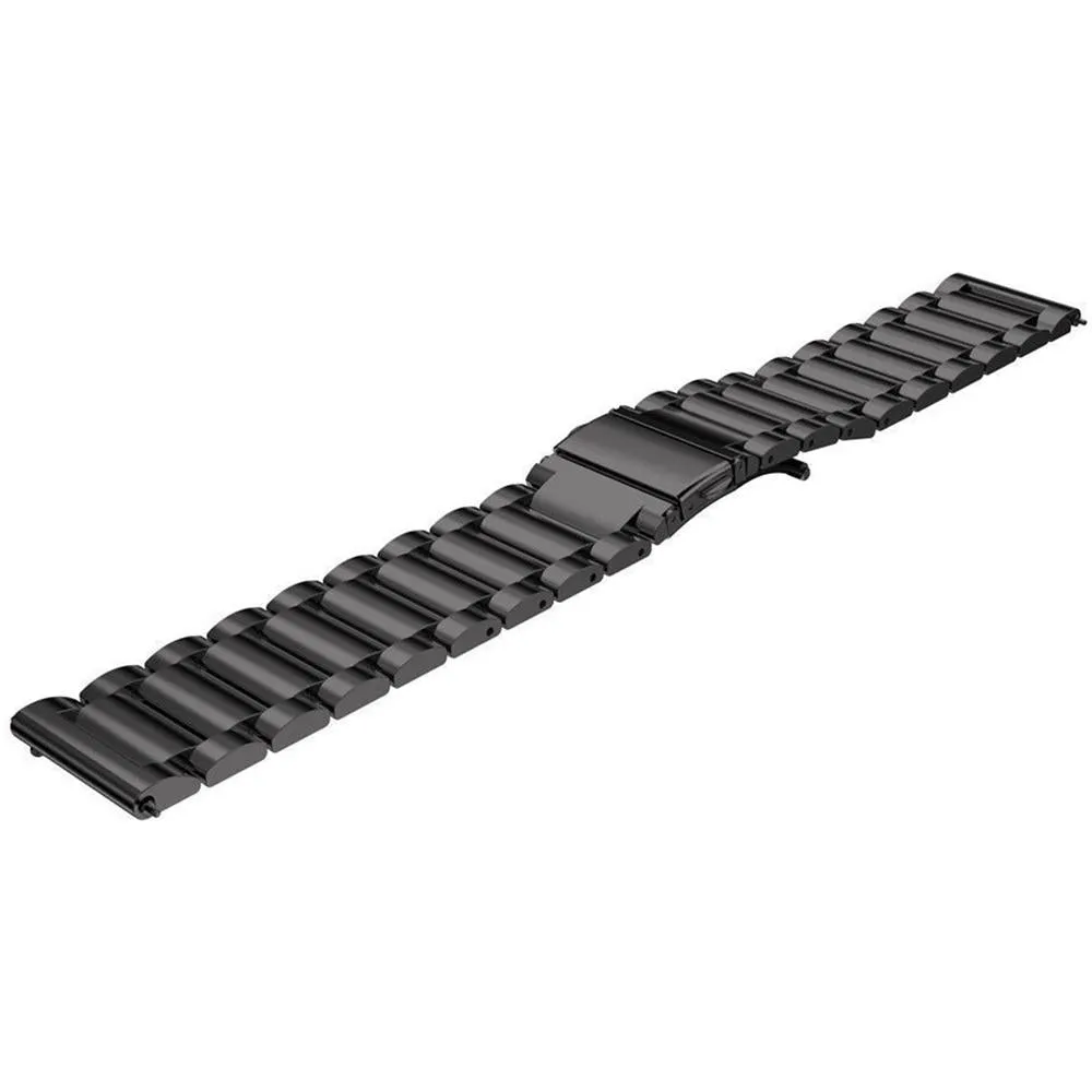 General Brand Metal Wrist Band for Garmin Vivoactive 4 - Black