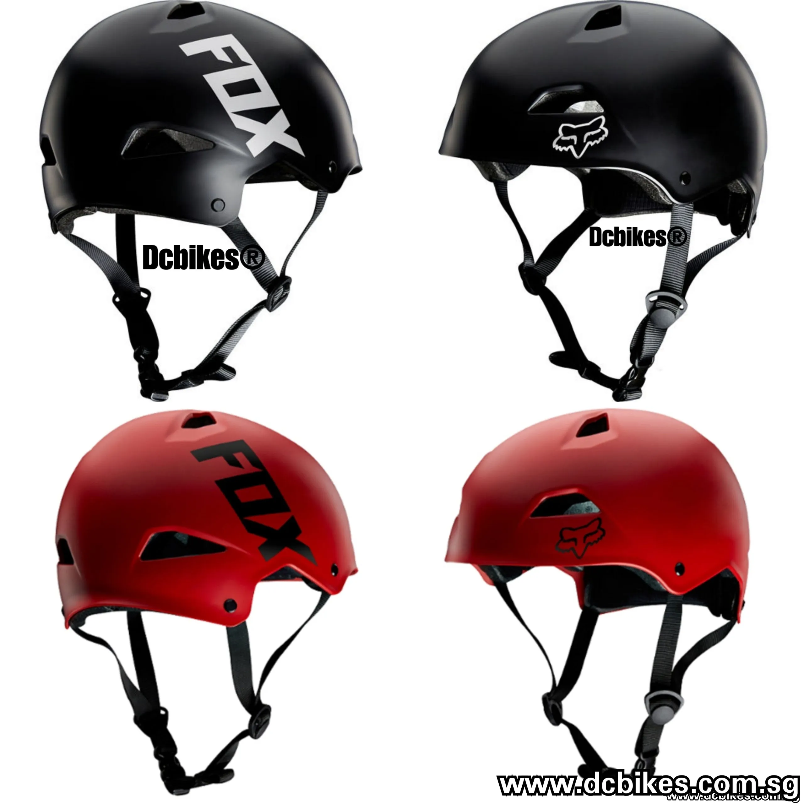 Genuine Fox Racing MTB DJ BMX Sport Flight Hardshell Helmet